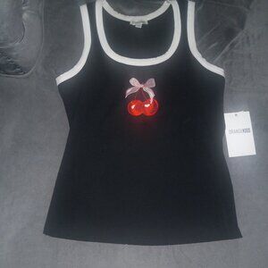 NWT Women's Cherry Tank Top sz 1x